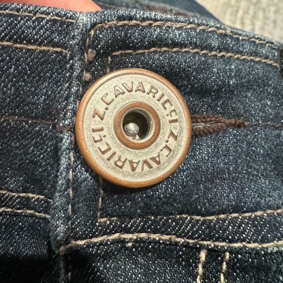 Z. Cavaricci 32” Dark Wash Denim Bootcut Jeans Size 8. - Picture 8 of 17